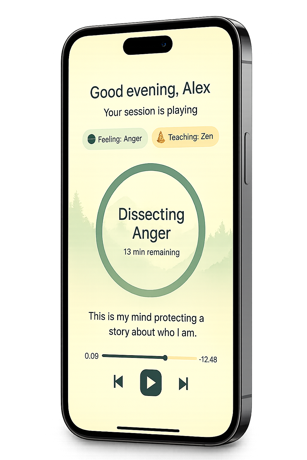 Headrest App Interface